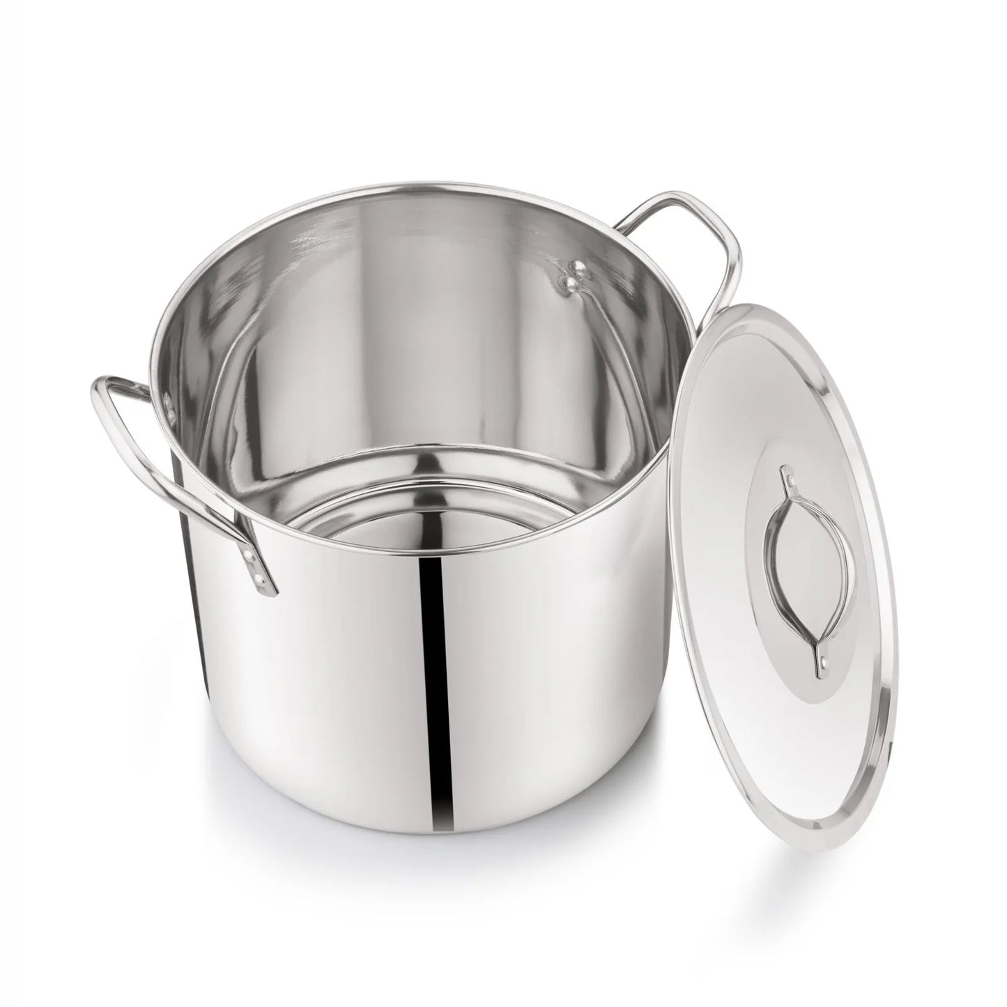 12 Quart Stainless Steel Stock Pot, Silver