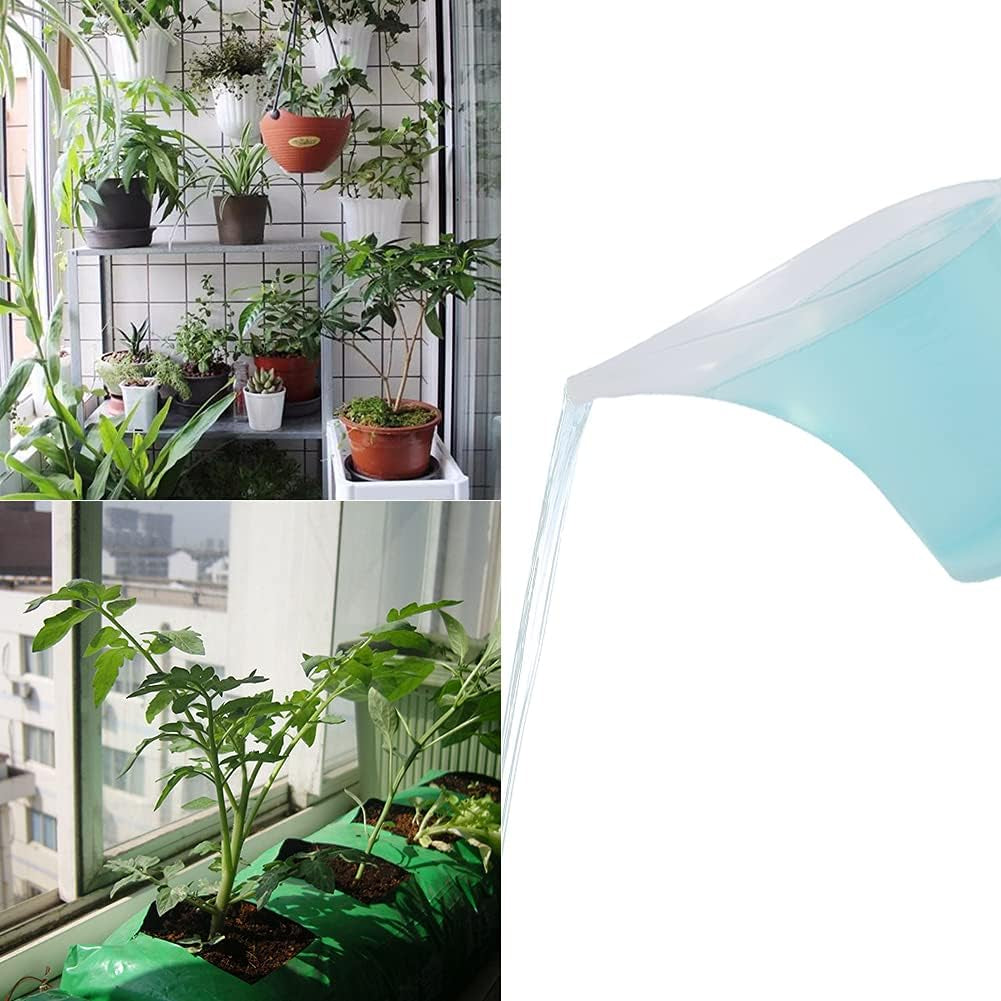 4 Pack Plastic Funnel Pitcher,Measuring Cup with Long Spout,Large Capacity Easy Pour Cup,Perfect for Bakeware Mold,Oils,Watering Plants(1000Ml)