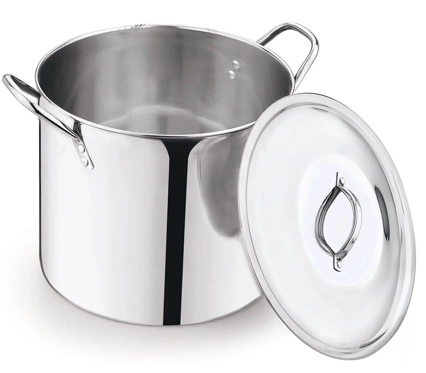 12 Quart Stainless Steel Stock Pot, Silver