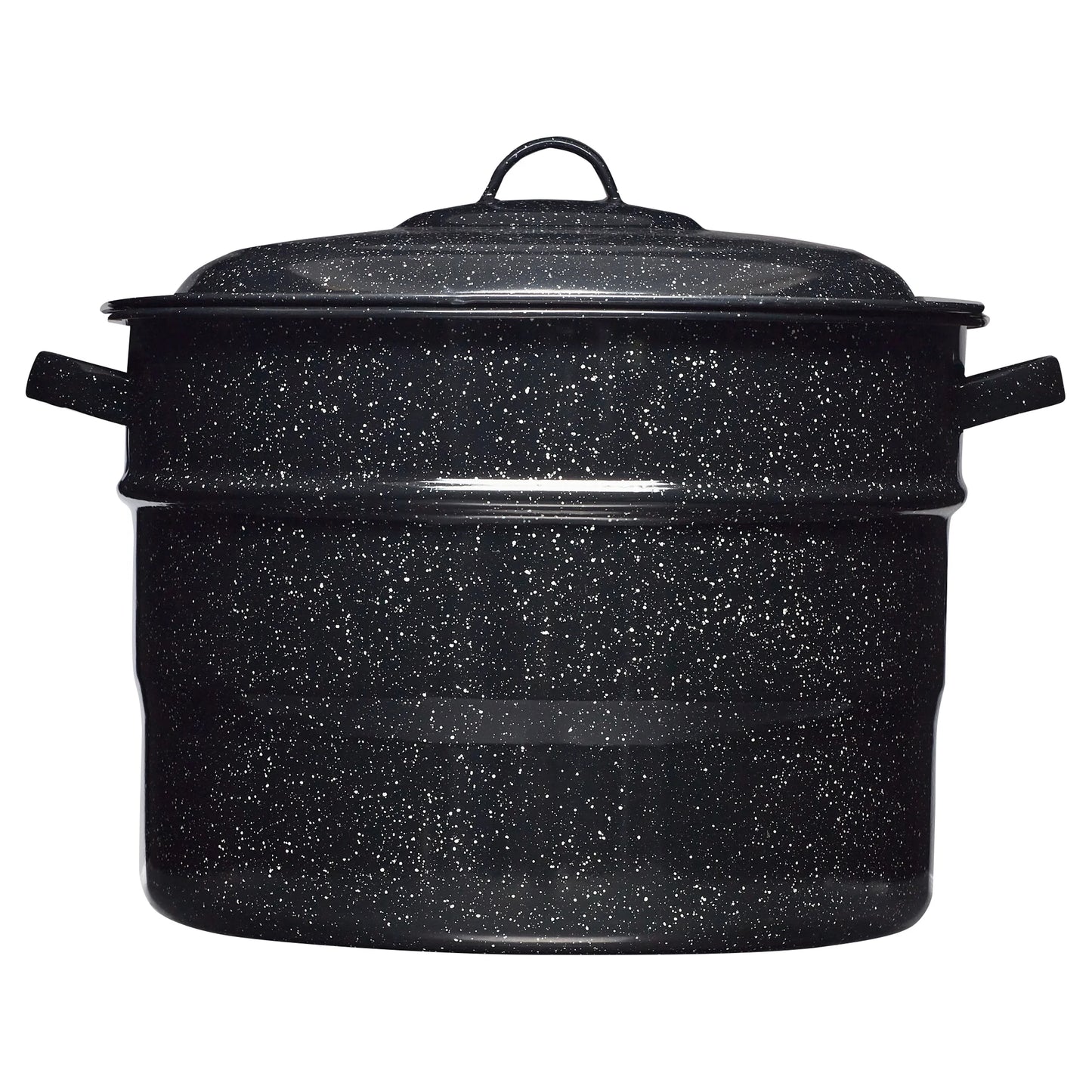 Granite Ware 21.5 Quart Water Bath Canner, Large Enamel Canning Pot with Rack, Canning Supplies for Jam, Salsa and Pickles