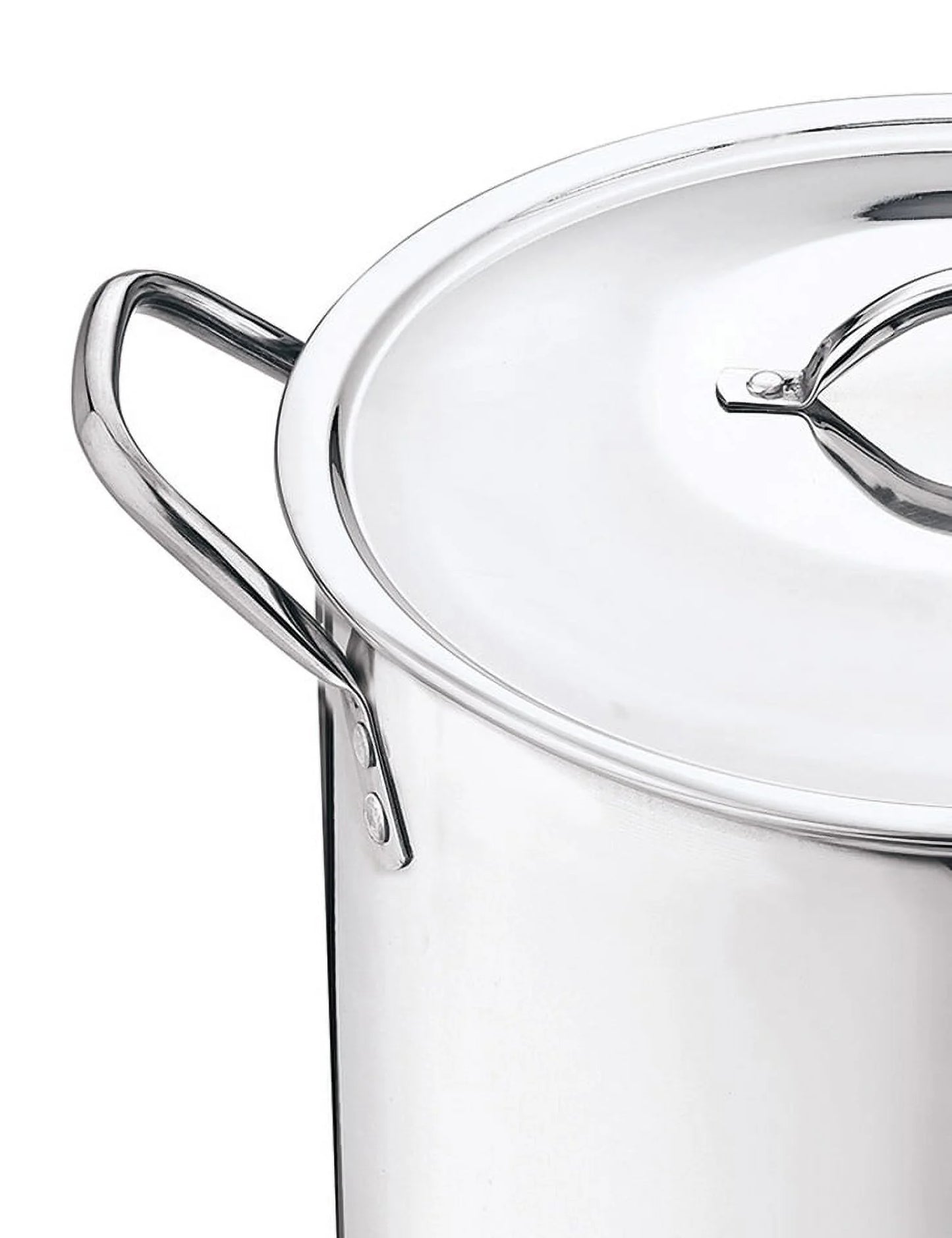 12 Quart Stainless Steel Stock Pot, Silver