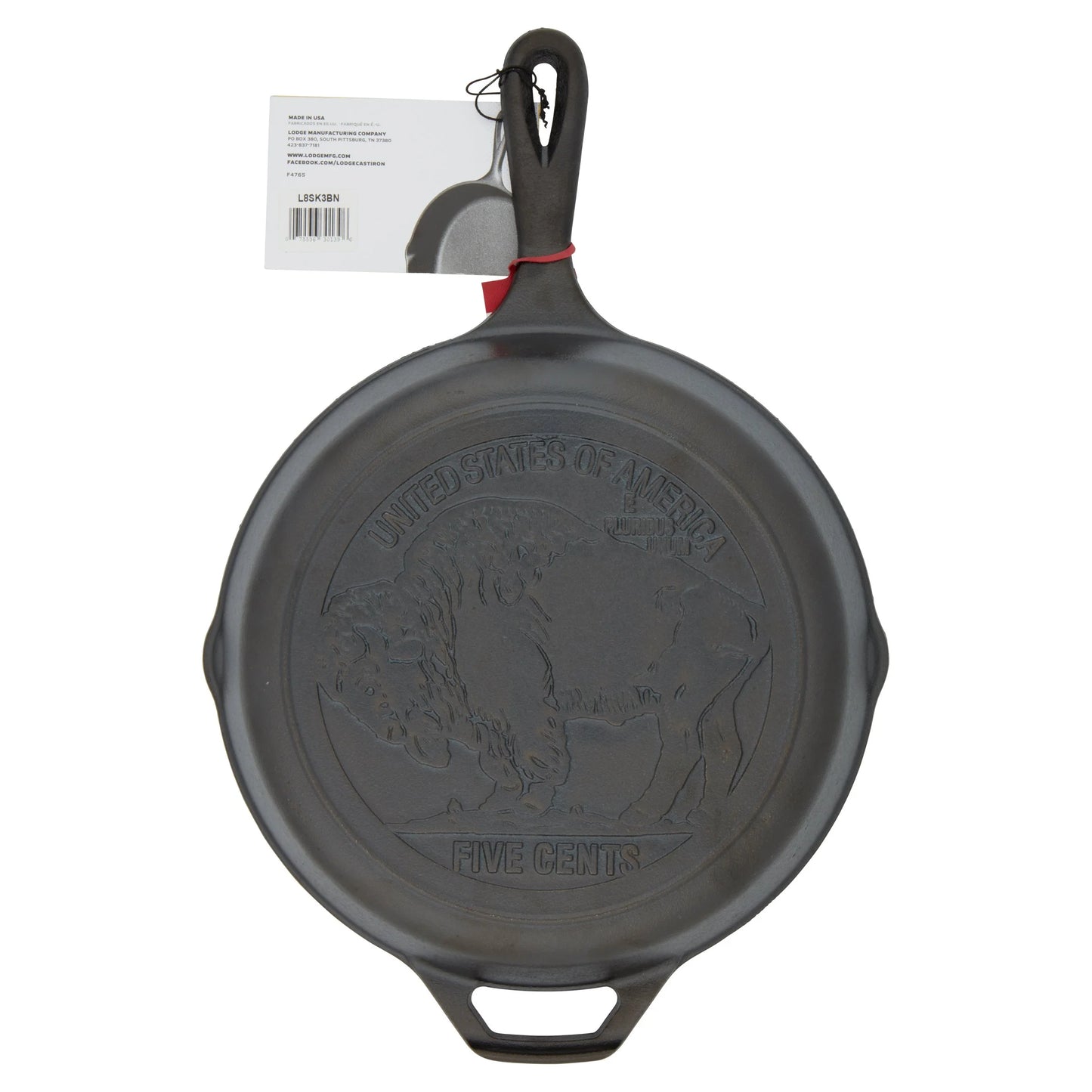 Cast Iron 10.25" Cast Iron Buffalo Nickel Skillet