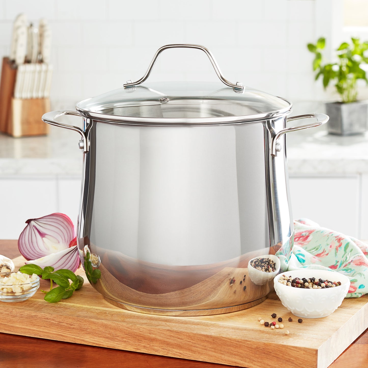 8-Quart Stainless Steel Stock Pot