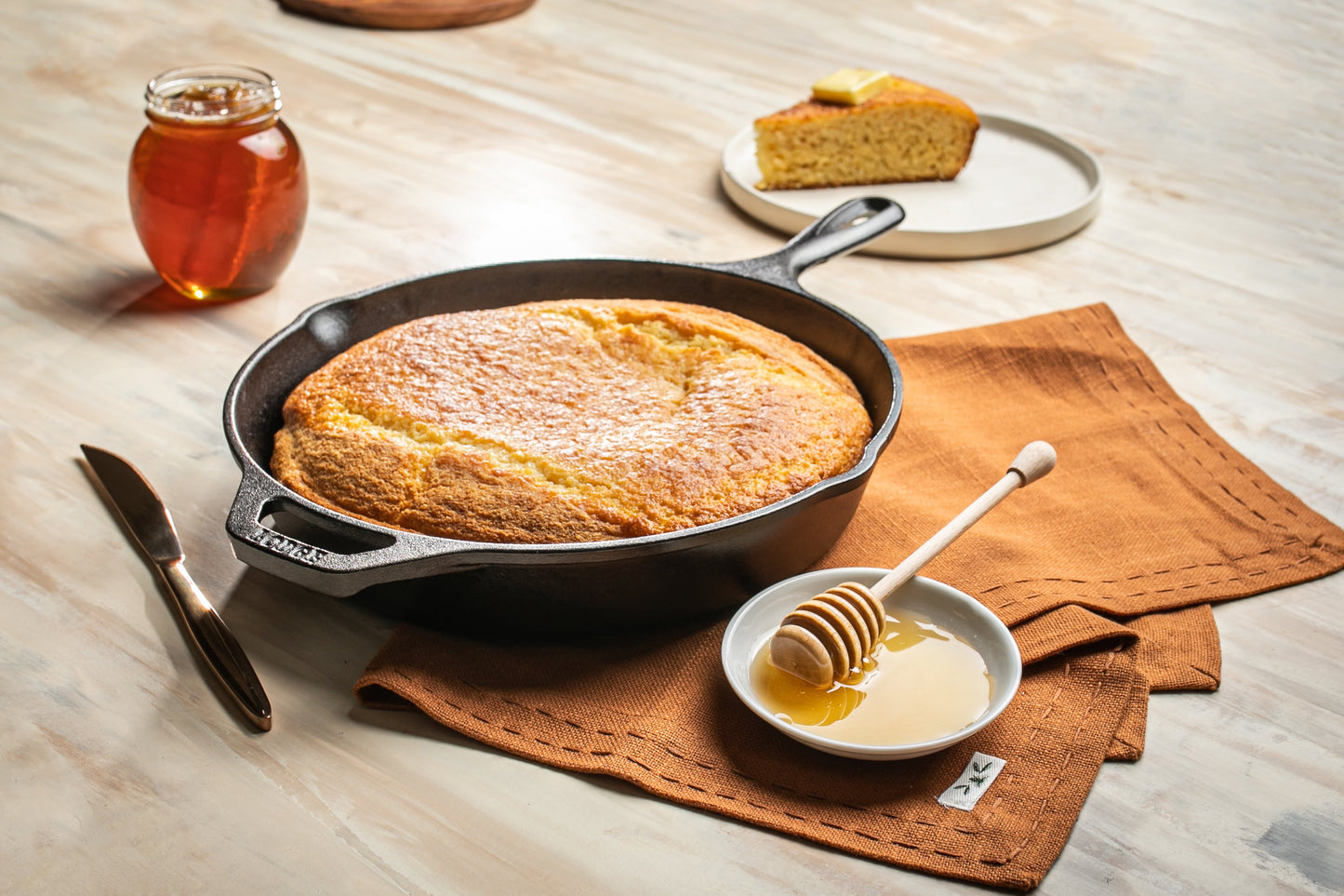13.25" Seasoned Cast Iron Skillet