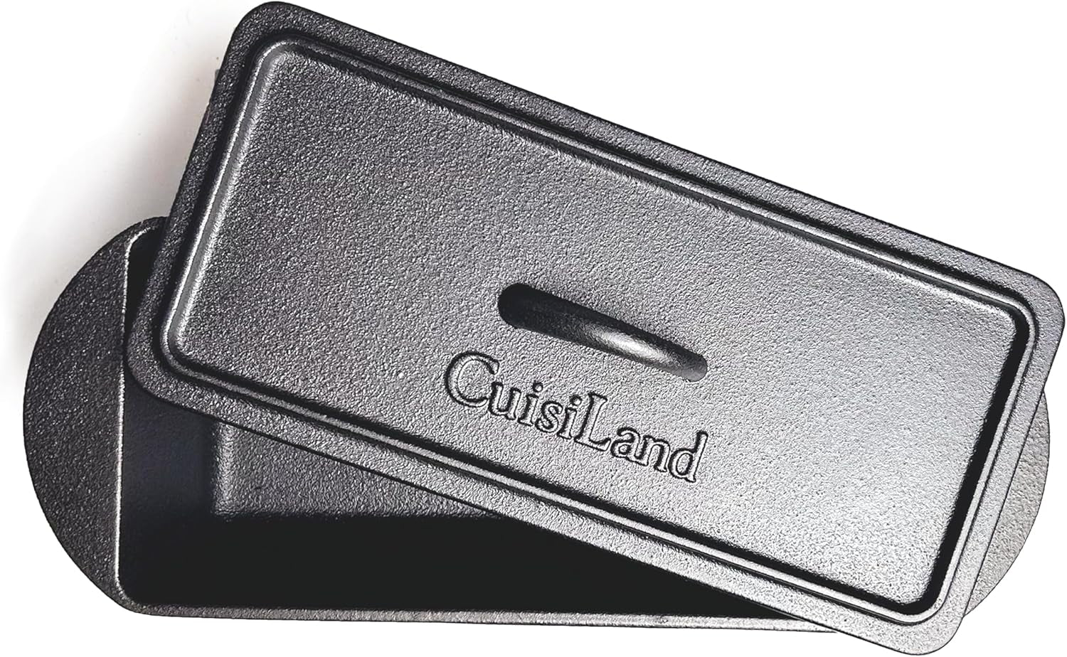 Rectangular Cast Iron Bread Loaf Pan, Heavy Duty 11X4.75X4,25" (14" L/Handles) with Lid (BLP137U)