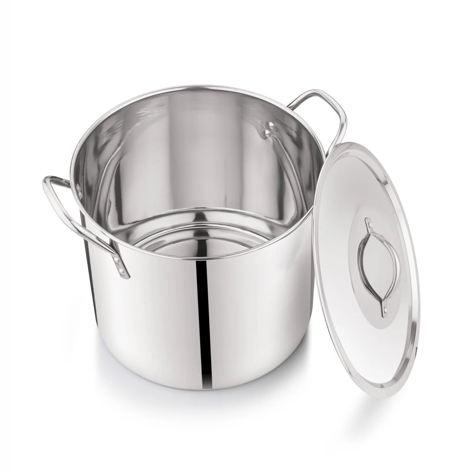 12 Quart Stainless Steel Stock Pot, Silver