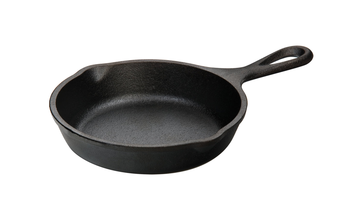 (2 Pack)  Seasoned Cast Iron 5 Inch Skillet