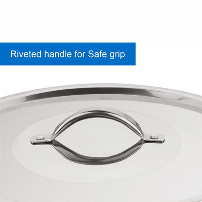 12 Quart Stainless Steel Stock Pot, Silver