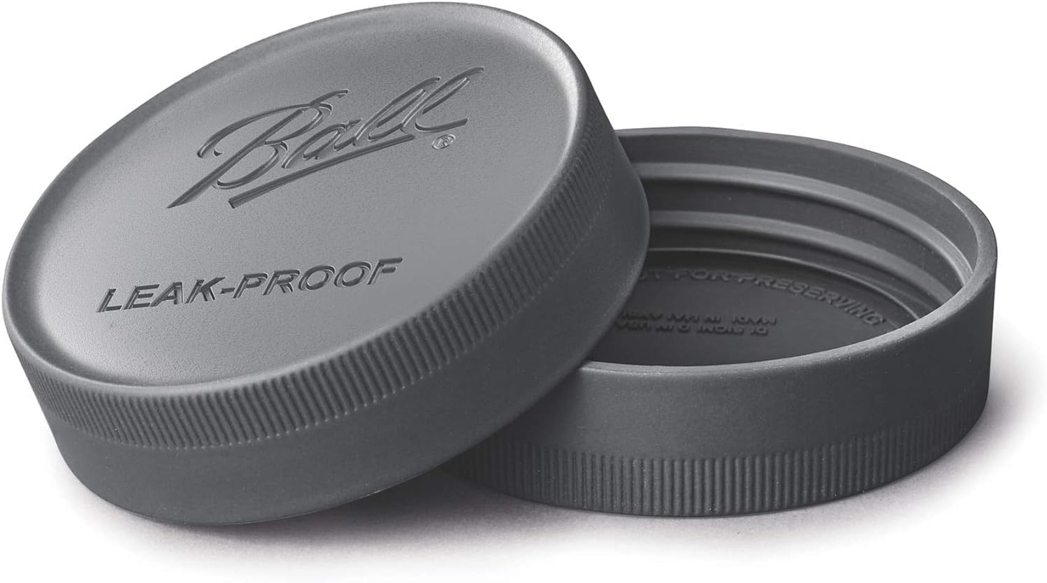 Leak-Proof Plastic Lids for Glass Mason Jars, Used for Canning, Pickling, Juice, Jam, Jelly (Regular, 6 Count (Pack of 1))
