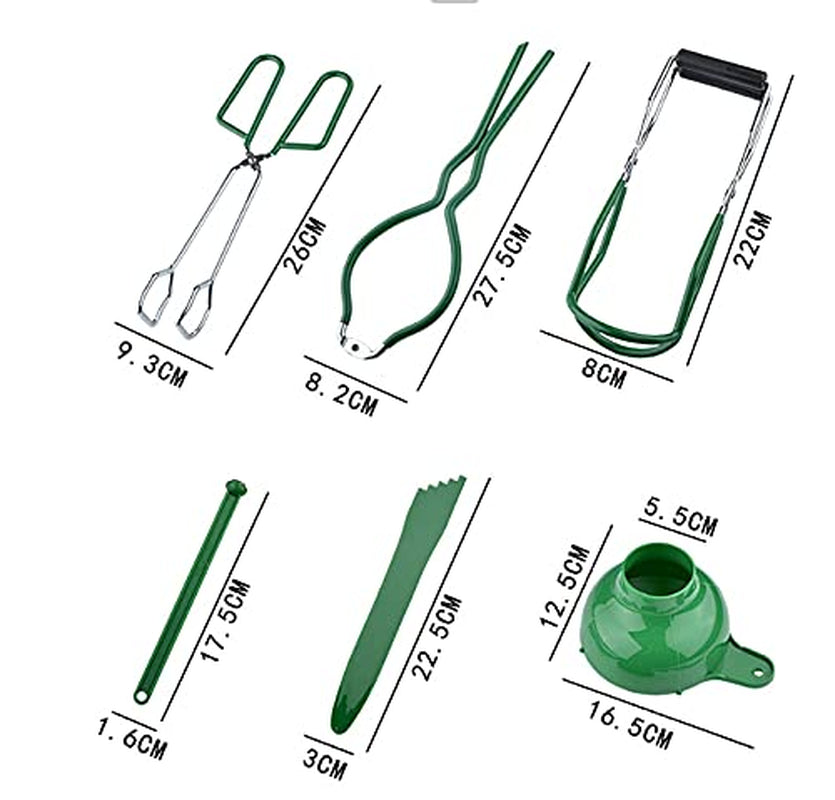 Canning Kit, Canning Supplies,For Canning Essentials Boxed Set Green (Magnetic Lid Wand)