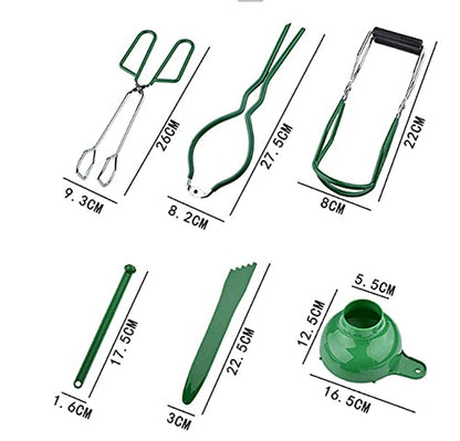 Canning Kit, Canning Supplies,For Canning Essentials Boxed Set Green (Magnetic Lid Wand)