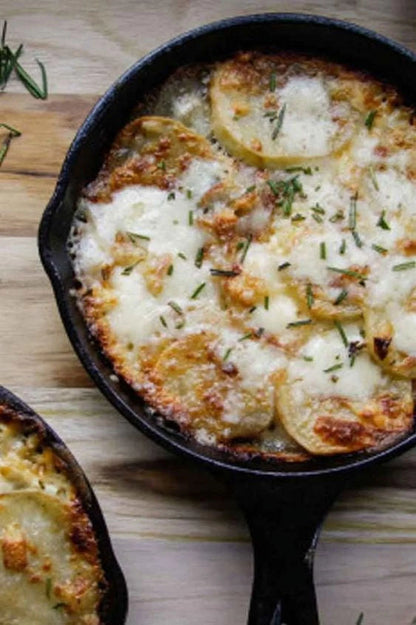 (2 Pack)  Seasoned Cast Iron 5 Inch Skillet