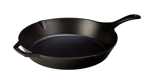 13.25" Seasoned Cast Iron Skillet