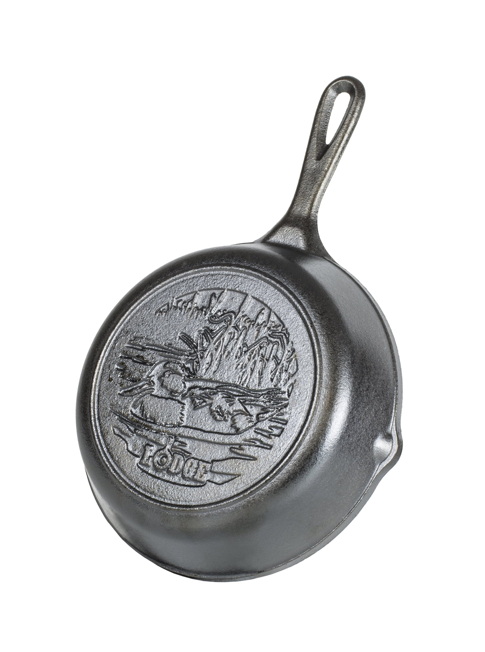Wildlife Series 8" Cast Iron Skillet Duck Scene,