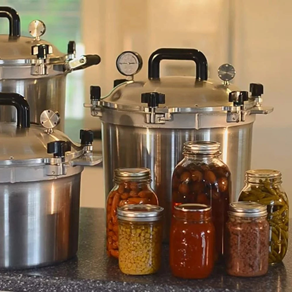 Canner Pressure Cooker, 10.5 Qt., Silver