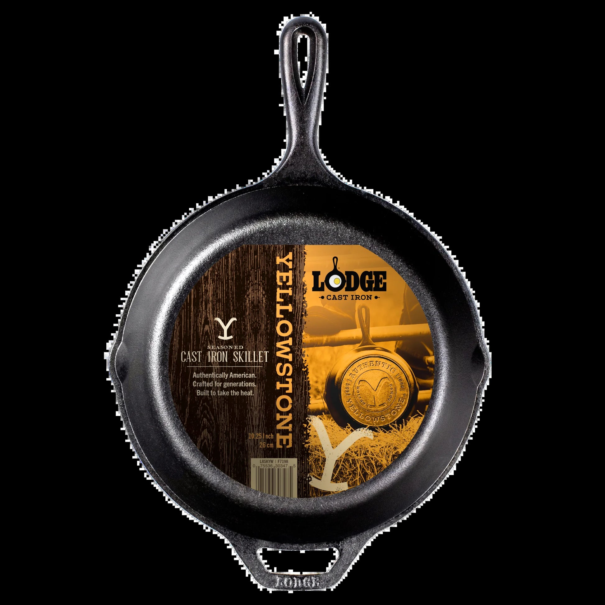 Yellowstone X  Cast Iron Skillet, 10.25", Authentic Y