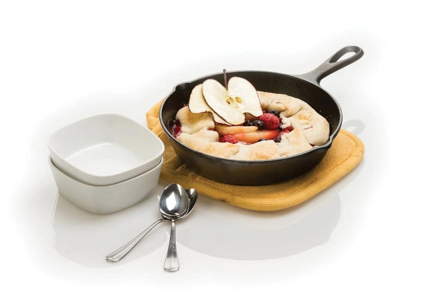 Wildlife Series 8" Cast Iron Skillet Duck Scene,