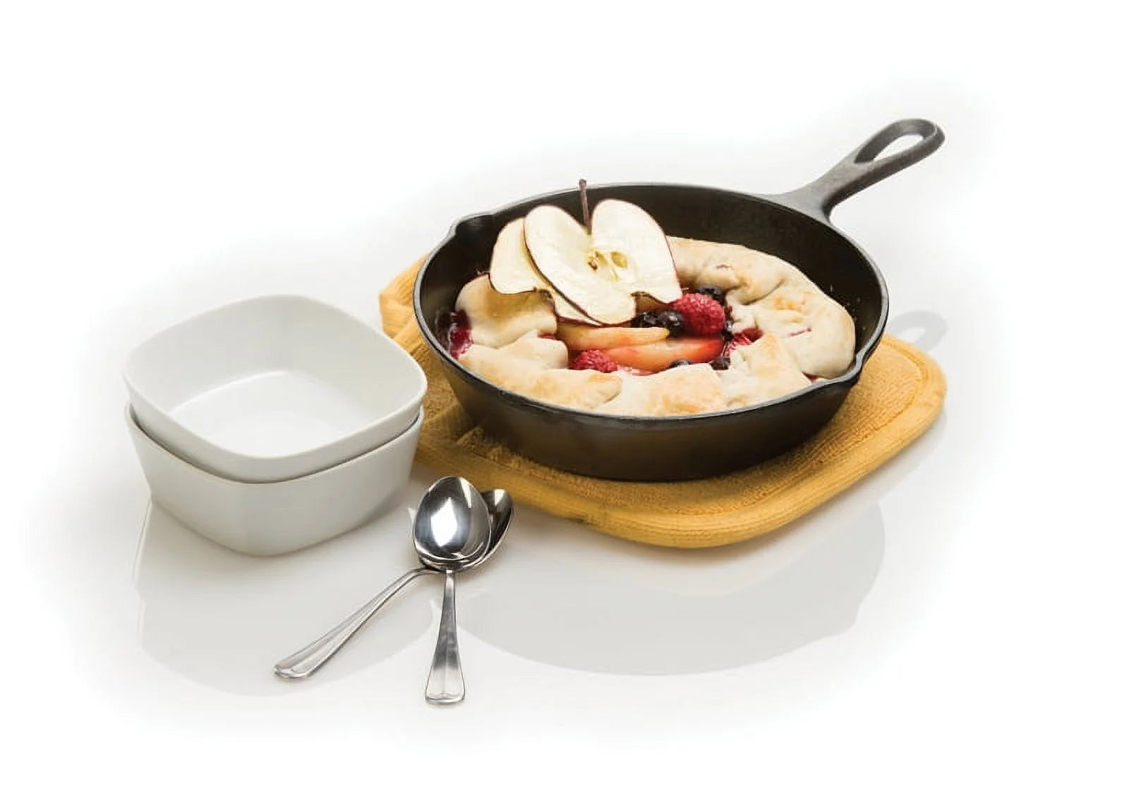 Wildlife Series 8" Cast Iron Skillet Duck Scene,