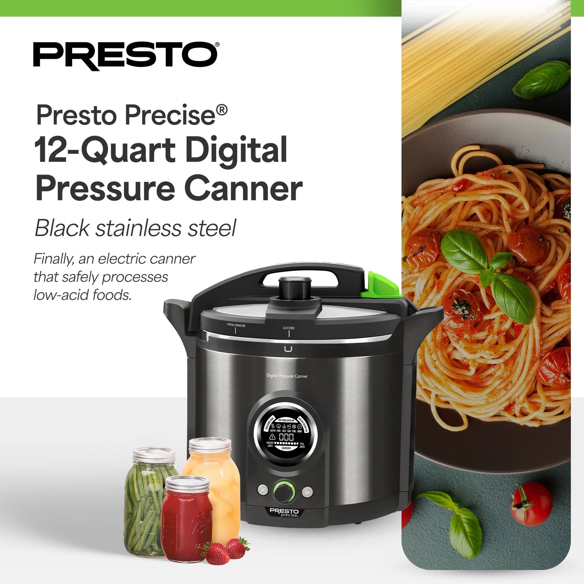 Precise 12Qt Electric Pressure Canner 02144
