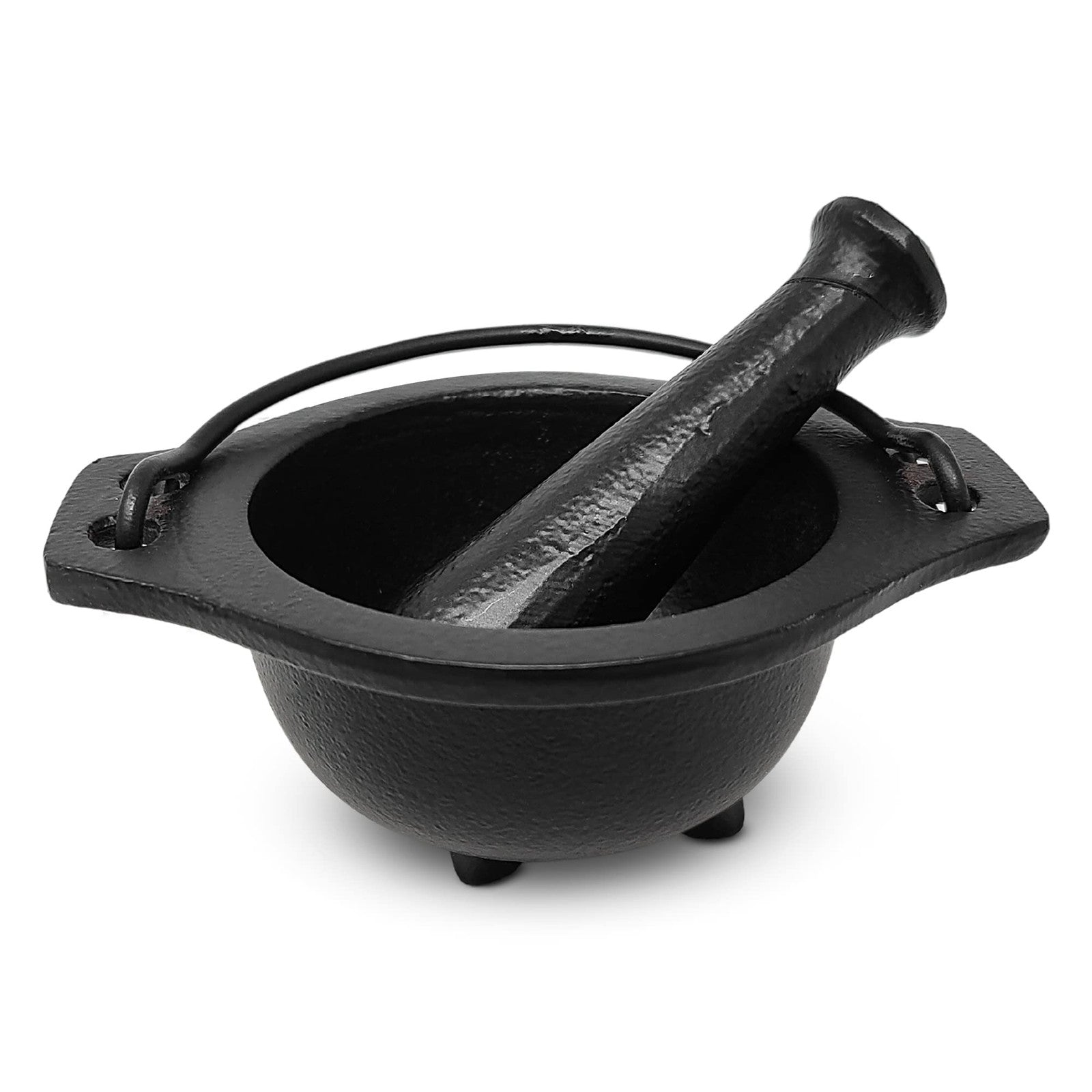 Cast Iron Cauldron Mortar and Pestle Set (Mp3-Cauldron Mortar & Pestle