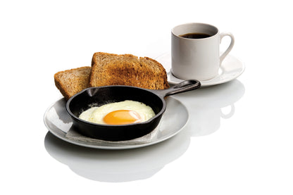 (2 Pack)  Seasoned Cast Iron 5 Inch Skillet